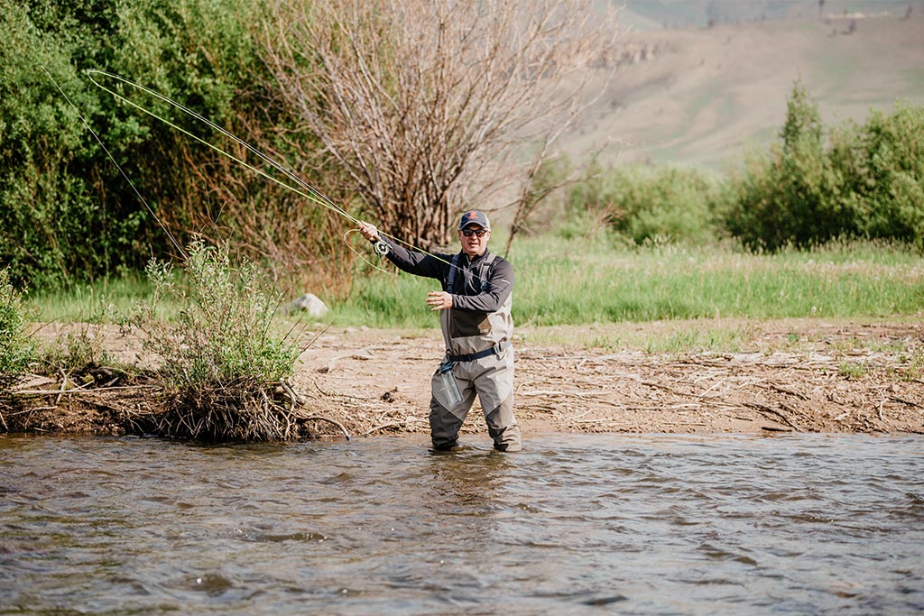 Orvis flyfishing at C Lazy U Ranch