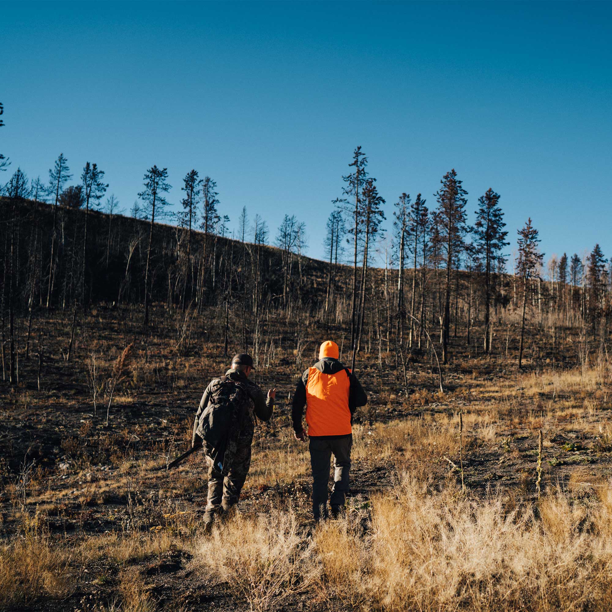 Hunters out on the range during rifle season