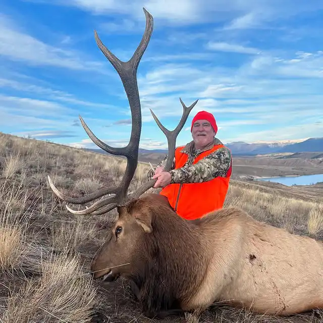 Bruce and his second season bull!