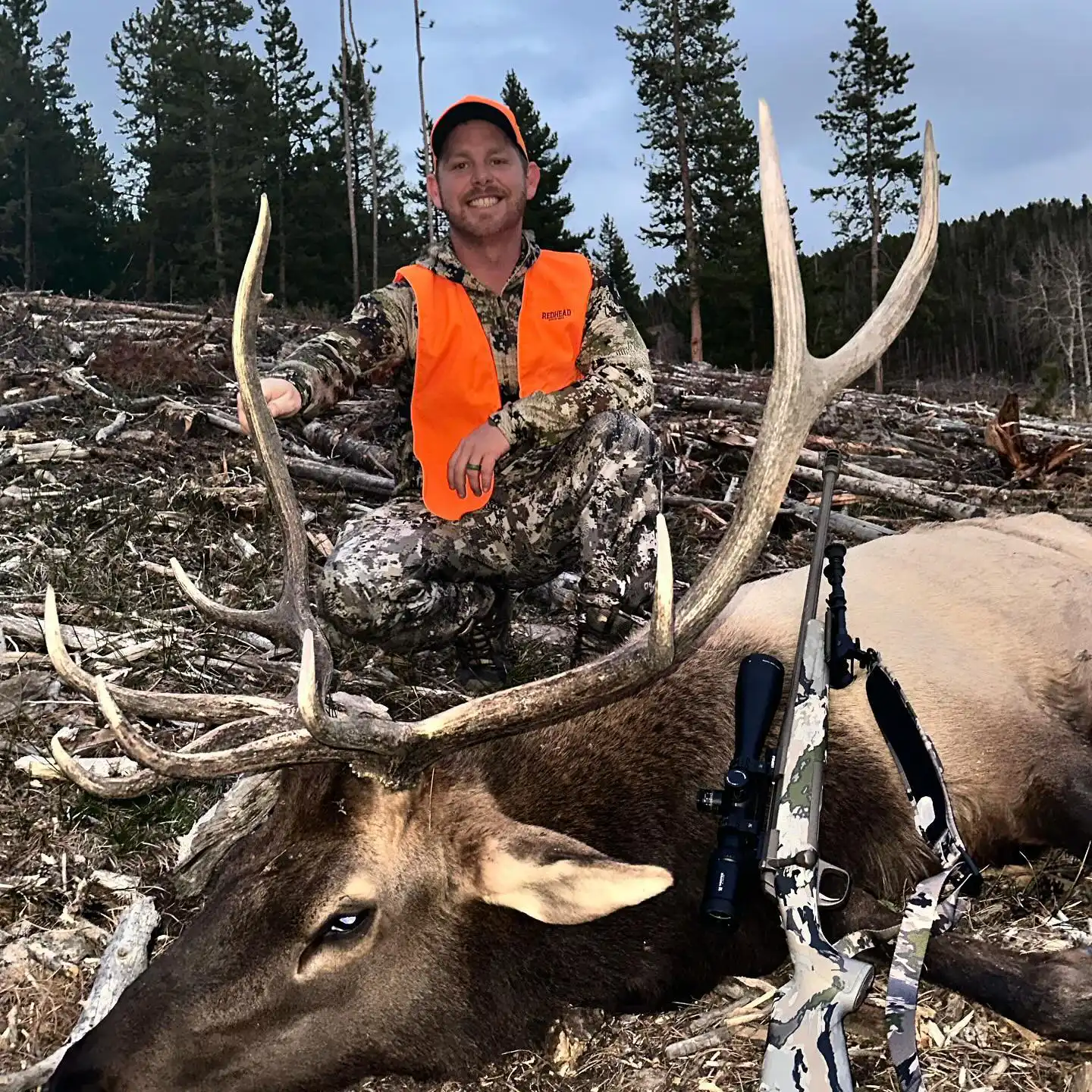 Daniel with his 1st season bull
