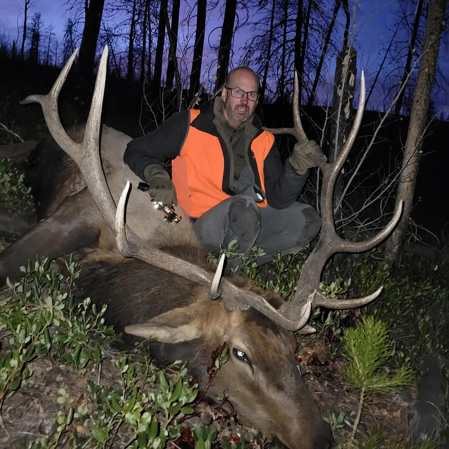 Tony with his second season bull!